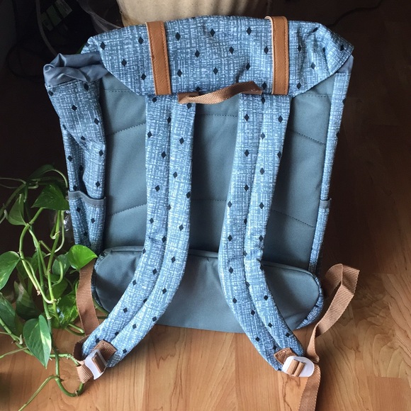 Lightning Bug Diamond Dot Flap Backpack - Picture 11 of 14